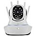 Telecamera Wifi Wireless: Panoramica A 360°, Visione Notturna rarossi E Visualizzazione Remota - Foto miniatura 1