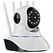 Telecamera Wifi Wireless: Panoramica A 360°, Visione Notturna rarossi E Visualizzazione Remota - Foto miniatura 3