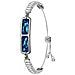 Braccialetto Smart Diamante Blu & Bianco Fitness Tracker Con Monitoraggio Frequenza Cardiaca & Sonno - Foto miniatura 1