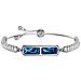 Braccialetto Smart Diamante Blu & Bianco Fitness Tracker Con Monitoraggio Frequenza Cardiaca & Sonno - Foto miniatura 2