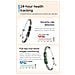 Braccialetto Smart Diamante Blu & Bianco Fitness Tracker Con Monitoraggio Frequenza Cardiaca & Sonno - Foto miniatura 5