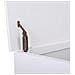 Sgabello Baule In Legno Bianco 83x41,5x62,5h - Foto miniatura 6