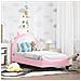 Struttura letto per bambini con testata Rosa 70 x 140 cm PU - Foto miniatura 2