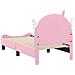 Struttura letto per bambini con testata Rosa 70 x 140 cm PU - Foto miniatura 7