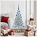 Albero di Natale con 150 LED con supporto Argento 120 cm PET - Foto miniatura 2