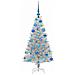 Albero di Natale con 150 LED con supporto Argento 120 cm PET - Foto miniatura 3