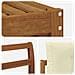 Set divani 7 pcs Naturale e Crema Legno di Acacia Massello - Foto miniatura 6