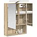 Mobiletto per specchio da bagno Rovere Sonoma 50 x 14,5 x 70 cm - Foto miniatura 3