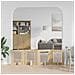 Cancello per cani pieghevole con supporti 4 pcs Rovere Sonoma - Foto miniatura 2