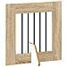 Cancello per cani pieghevole con supporti 4 pcs Rovere Sonoma - Foto miniatura 3