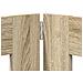 Cancello per cani pieghevole con supporti 4 pcs Rovere Sonoma - Foto miniatura 4