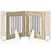 Cancello per cani pieghevole con supporti 4 pcs Rovere Sonoma - Foto miniatura 6