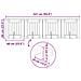 Cancello per cani pieghevole con supporti 4 pcs Rovere Sonoma - Foto miniatura 9