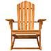 Sedia Dondolo Adirondack da Giardino in Legno Massello Teak - Foto miniatura 4