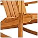 Sedia Dondolo Adirondack da Giardino in Legno Massello Teak - Foto miniatura 8