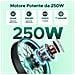 MileCity 1 Bicicletta Elettrica 26 '' per donna, motore 250W, batteria 36V 13Ah, autonomia fino a 100km, cambio 7 velocità, freno a disco meccanico, telaio Step-Thru, Grigia - Foto miniatura 9