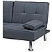 Divano Letto Moderno In Tessuto Grigio Scuro Roxen - Foto miniatura 21