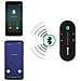 Kit Vivavoce Voiture Bluetooth Multipoint Fisaggio Parasole Trasmettitore Fm - Foto miniatura 4