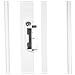 Truus Slim Led Cancelletto Di Sicurezza Lunghezza Da 75 Fino A 80 Cm, 105 Cm Con Estensione Fissaggio A Pressione Con Luci Led Con Sensore Crepuscolo (bianco)  - Foto miniatura 5