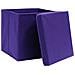 CHARMGIFTBOX Scatole Regalo Viola Con Coperchio, 18 X 17 X 8 Cm, Scatola Regalo Magnetica Viola, Piccole Scatole Pieghevoli Per Feste Di Compleanno, Damigella D'onore, Regali Di Natale