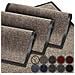 Front Door Mat Beige Grigio 40x60 Cm Impermeabile E Lavabile Tappeto Per Indoor Outdoor Heavy Duty Dirt Trapper Non Di Slittamento Dirtcatcher Tappeto Per Gradino Della Porta Corridoio Ingresso Cucina Camera Da Letto - Foto miniatura 1