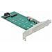 Speicher-controller - M. 2 - M. 2 Card / Sata 6gb / s Low-profile - Sata 6gb / s, Pcie 4,0 X4 (89047)  - Foto miniatura 1