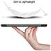 Custodia A Tre Ante Per Samsung Galaxy Tab S7 Plus / Fe / Lite Pelle Pu / Pc Grigio - Foto miniatura 4