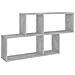 Scaffale a Parete Grigio Cemento 100x18x53 cm Legno Multistrato - Foto miniatura 2