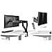 Supporto da tavolo DS75-450WH2 full motion per monitor 17-32" Colore Bianco - Foto miniatura 15