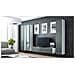 Tavolo Per Televisione Rtv Vigo140 B /s Bianco Grigio 140 X 30 X 40 Cm - Foto miniatura 2