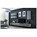 Tavolo Per Televisione Rtv Vigo140 B /s Bianco Grigio 140 X 30 X 40 Cm - Foto miniatura 5