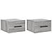 Comodini A Muro 2 Pz Grigio Sonoma 35x35x20 Cm - Foto miniatura 2
