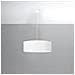 Lampadario Rollo 45 Sl. 0830 - Minimalista Lampadario Bianco 106x45x45 Cm - Foto miniatura 2