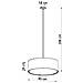 Lampadario Rollo 45 Sl. 0830 - Minimalista Lampadario Bianco 106x45x45 Cm - Foto miniatura 4