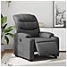 Poltrona Reclinabile Elettrica Grigia In Similpelle - Foto miniatura 1