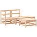 Set Salotto da Giardino 4 pz in Legno Massello di Pino - Foto miniatura 2