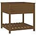 Fioriera Con Mensola Miele 82,5x82,5x81 Cm Legno Massello Pino - Foto miniatura 1