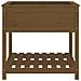 Fioriera Con Mensola Miele 82,5x82,5x81 Cm Legno Massello Pino - Foto miniatura 4