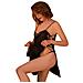 Set Di Biancheria Intima Pethuel Pigiami In Pizzo Qqfz-b-0509-1 Nero - Foto miniatura 1