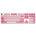 Tastiera USB 4711281579968  per Gaming (Layout QWERTY) Colore Rosa - Foto miniatura 1