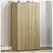 Schedario Rovere Sonoma 60x32x115 Cm In Legno Multistrato - Foto miniatura 1