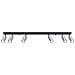Lampada A Soffitto Winx 6l Nero /cromo Sl. 1372 - Moderno Lampade Da Soffitto Nero /cromato 18.5x118x6 Cm - Foto miniatura 1