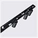 Lampada A Soffitto Winx 6l Nero /cromo Sl. 1372 - Moderno Lampade Da Soffitto Nero /cromato 18.5x118x6 Cm - Foto miniatura 4