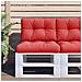 Cuscino Per Pallet Rosso 60x40x12 Cm In Tessuto - Foto miniatura 1