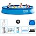Piscina Fuori Terra - In Giro - 457x84 Cm - Blu - Include Accessori Coordinati A1189 - Foto miniatura 1