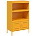 Credenza Giallo Senape 68x39x113 Cm In Acciaio - Foto miniatura 1