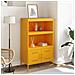 Credenza Giallo Senape 68x39x113 Cm In Acciaio - Foto miniatura 2