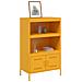 Credenza Giallo Senape 68x39x113 Cm In Acciaio - Foto miniatura 3