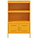 Credenza Giallo Senape 68x39x113 Cm In Acciaio - Foto miniatura 5