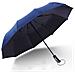 Ombrello Pieghevole Automatico - 10 Stecche Colla Nera Navyblue - Foto miniatura 1
